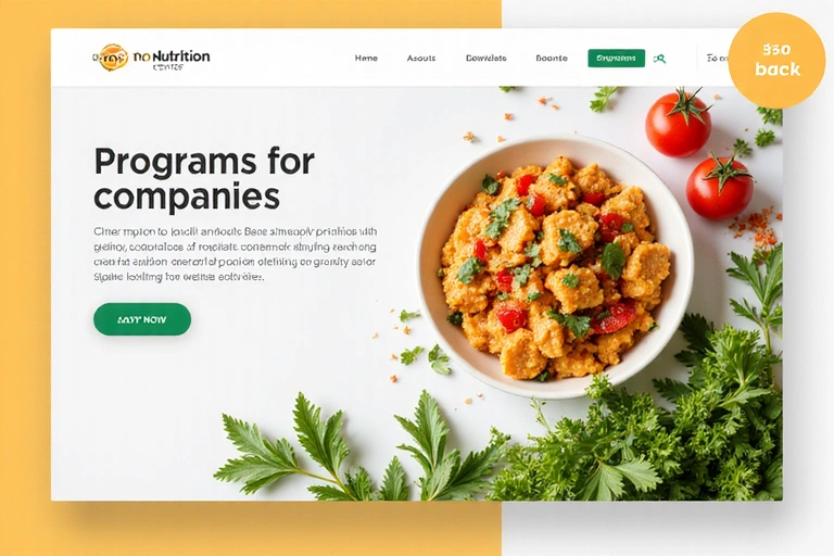 Profesjonalne środowisko korporacyjne z elementami zdrowej żywności i zespołu angażującego się w działania wellness.